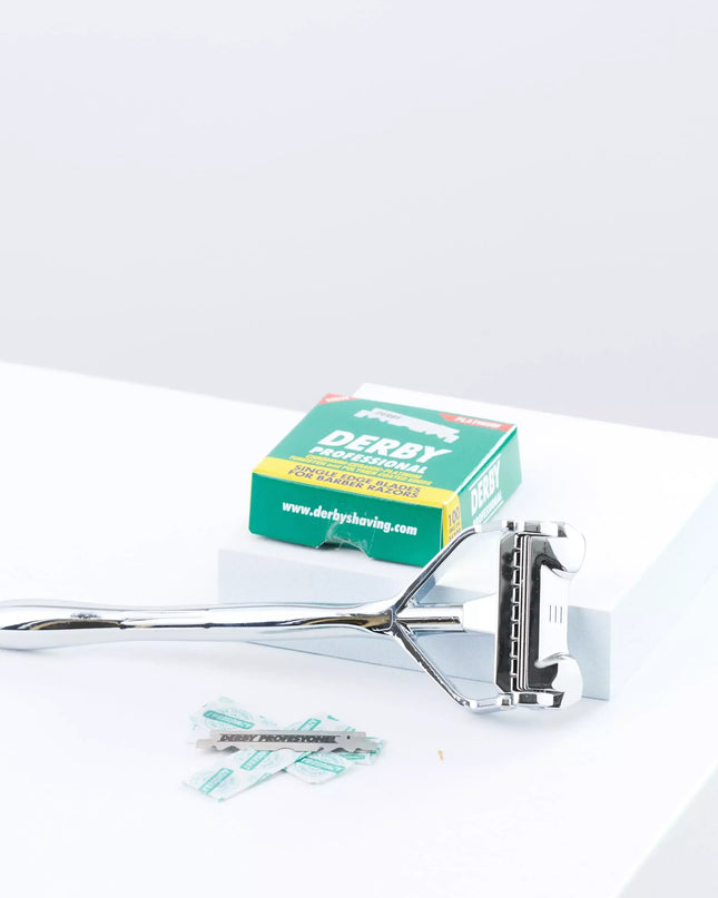 100 hoogwaardige Derby groene scheermesjes – Professionele Single Edge halve mesjes - Richards-Specials-Store.com