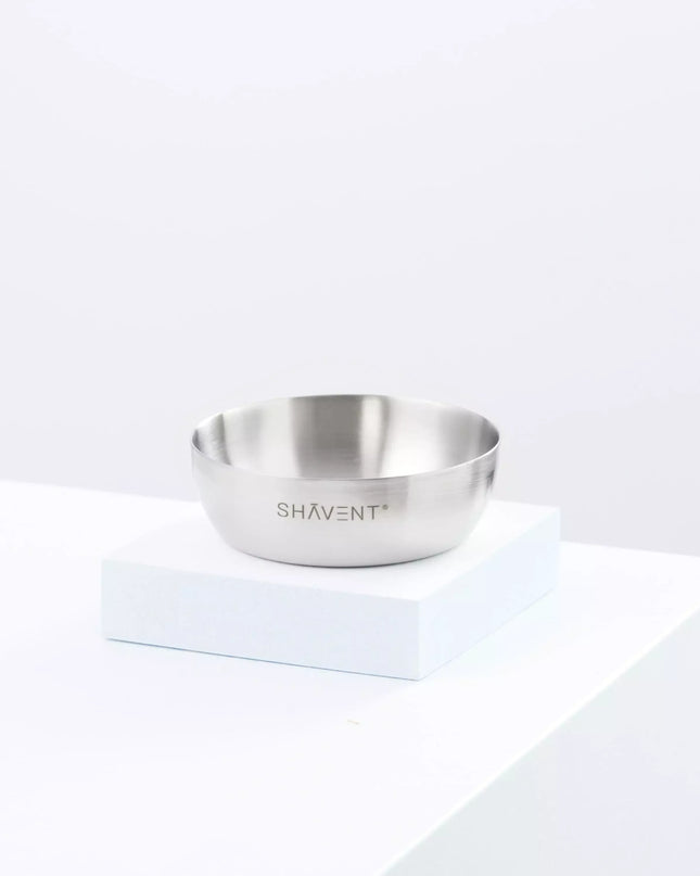 SHAVENT Scheerkom – Elegante metalen zeepkom voor het scheren - Richards-Specials-Store.com