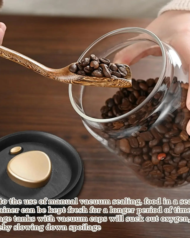 Vacuüm verzegelde pot voor droge opslag in uw keuken. - Richards-Specials-Store.com