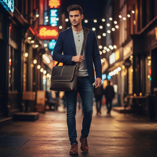 Antonio - Schouder/Documententas van Echt Leer | Richard's Specials