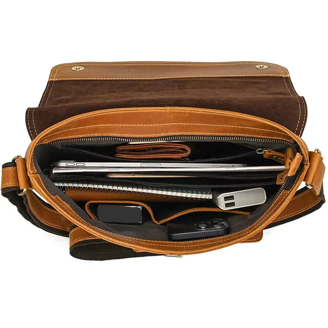 Antonio - Schouder/Documententas van Echt Leer | Richard's Specials - Richards-Specials-Store.com