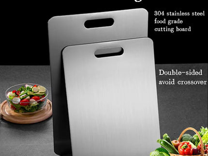 Titanium snijplanken dubbelzijdig 304 RVS staal