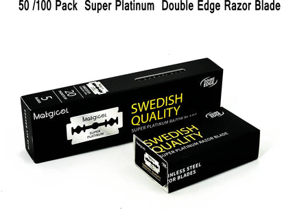 50/100 stuks super platina scheermesjes.