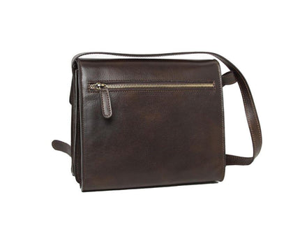 Schoudertasvanvolnerfkalfsleer-donkerbruinachterkant - Richards-Specials-Store.com