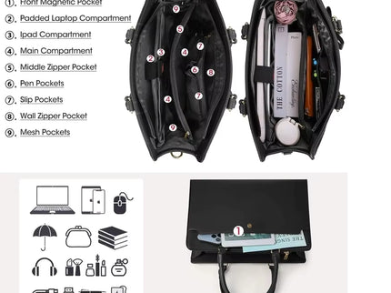 Esmeralda - Luxe Laptop Handtas voor Vrouwen | Richard's Specials