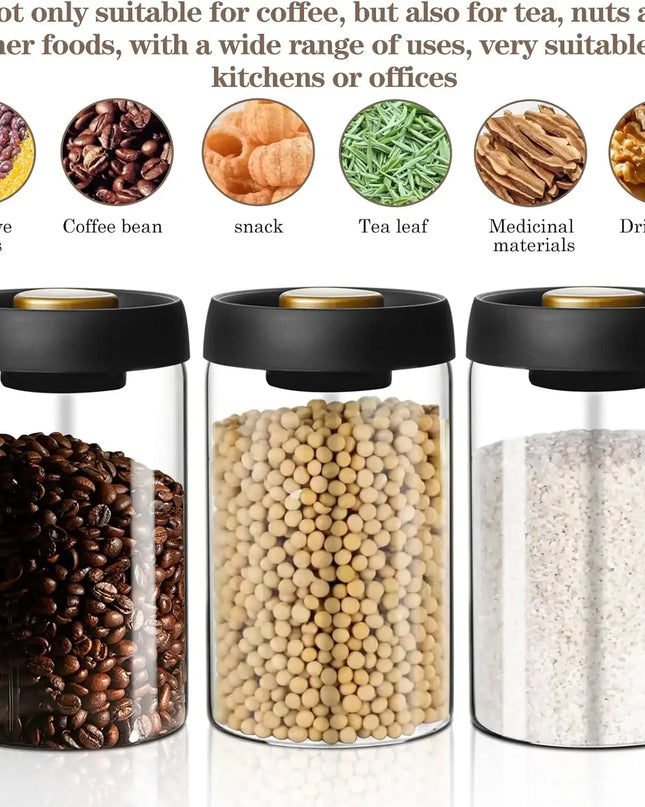 Vacuüm verzegelde pot voor droge opslag in uw keuken. - Richards-Specials-Store.com