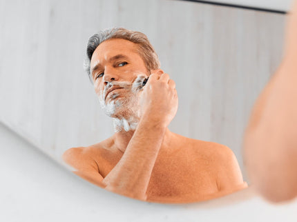 SHAVENT scheerkwast – silvertip-achtig, elegant metalen handvat, handgemaakt