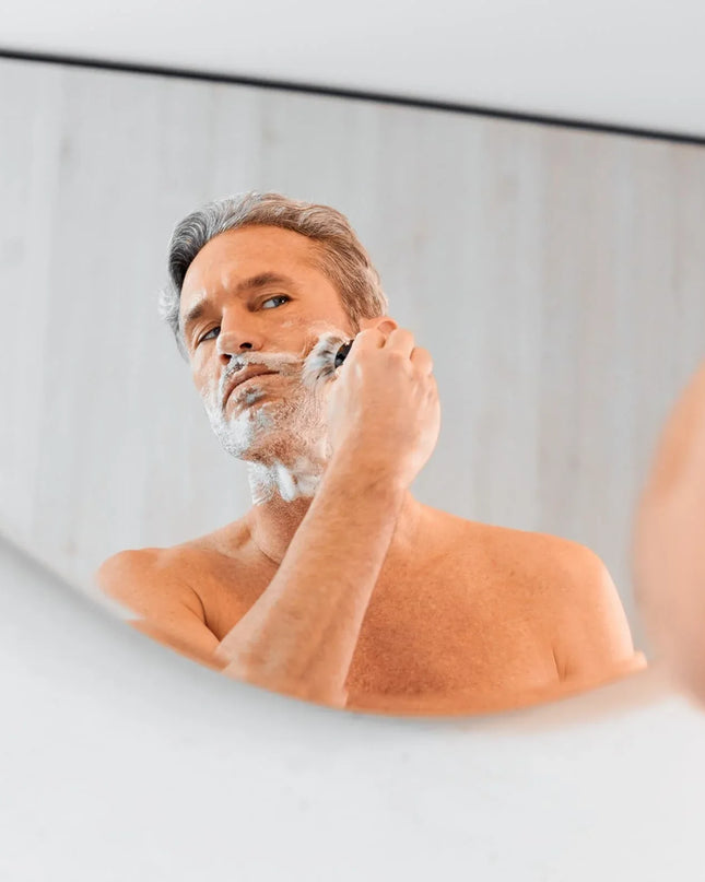 SHAVENT scheerkwast – silvertip-achtig, elegant metalen handvat, handgemaakt - Richards-Specials-Store.com