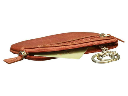SleutelhangervanItaliaansleer-Bruinbinnenkant - Richards-Specials-Store.com