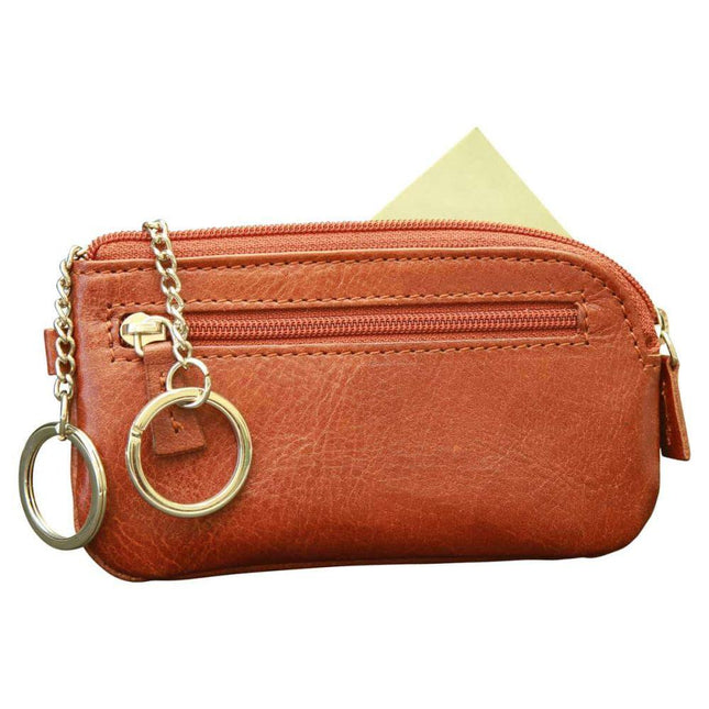 SleutelhangervanItaliaansleer-Bruinvoorkant - Richards-Specials-Store.com