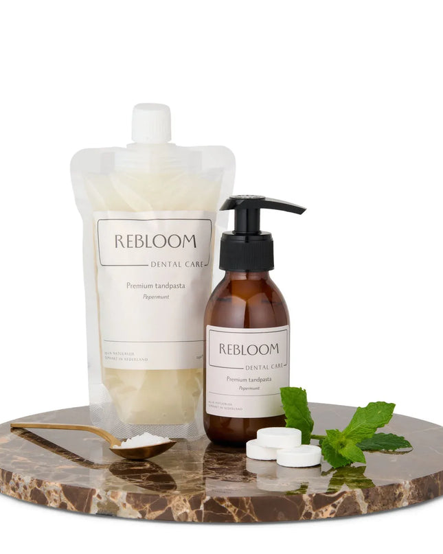 Starter set - premium tandpasta pepermunt - Richards-Specials-Store.com