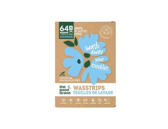 Wasstrips - Parfumvrij - 64 Stuks - Richards-Specials-Store.com