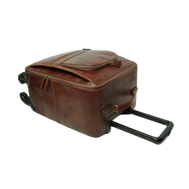 Trolley-koffervanrundleer-Bruinhandel - Richards-Specials-Store.com