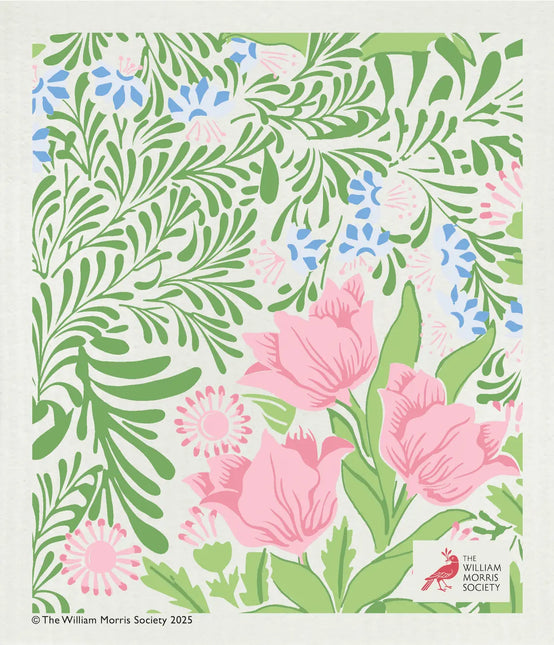 Kadoset William Morris Bower | Vaatdoek + Halflinnen Theedoek