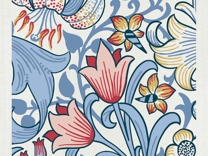 Kadoset William Morris Golden Lilly Blue | Vaatdoek + Halflinnen Theedoek