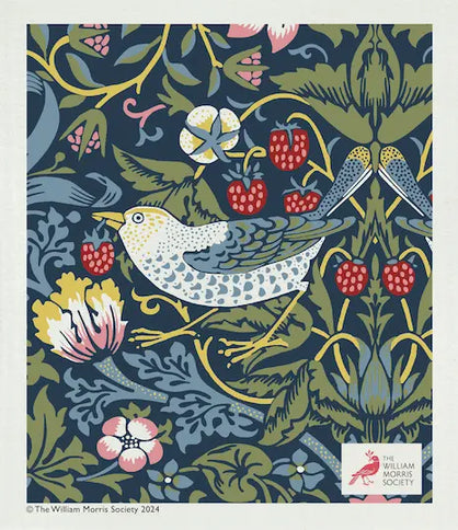 Vaatdoek William Morris Strawberry Thief blue-www.richards-specials-store.com