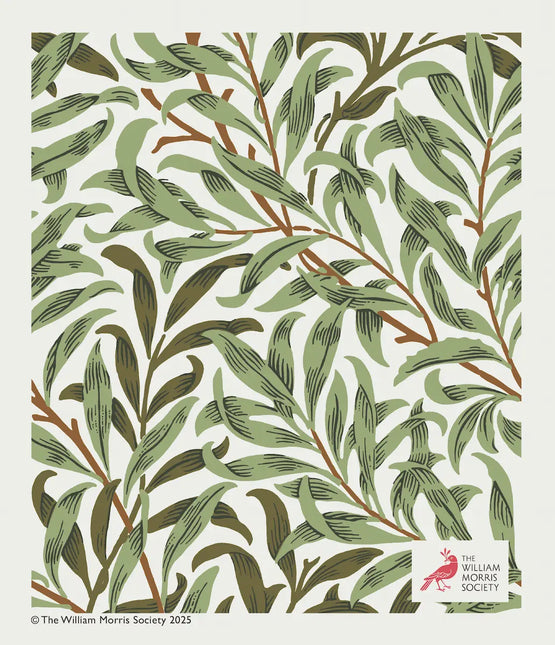 Kadoset William Morris Willow Bough | Vaatdoek + Halflinnen Theedoek