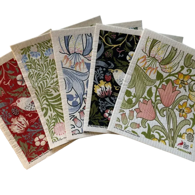 Purelo Swedish Dishcloth Bundle – 5 Pack | William Morris