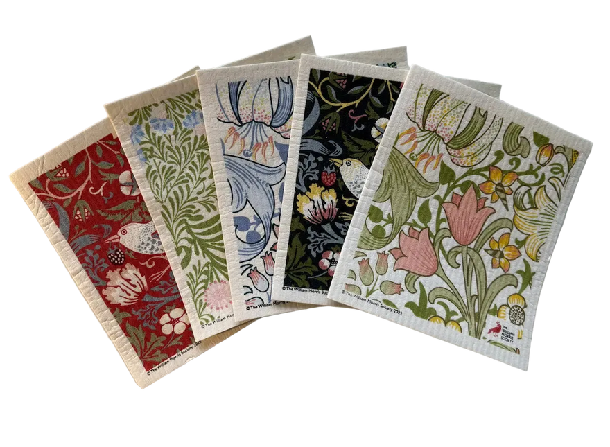 Purelo Swedish Dishcloth Bundle – 5 Pack | William Morris