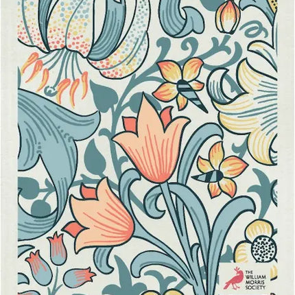 Vaatdoek William Morris Golden Lilly blue