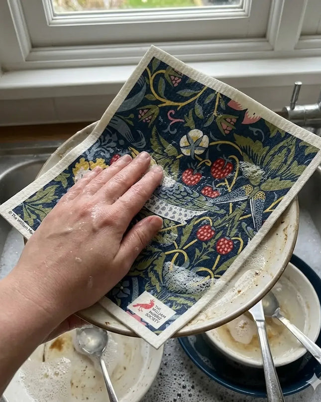 Zweedse Dishcloth – William Morris– TekoTryck - Richards-Specials-Store.com