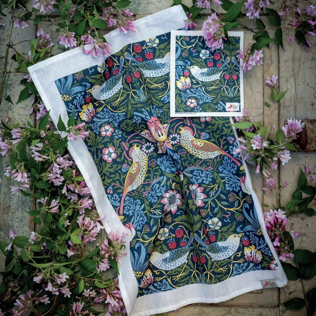 Giftset – Strawberry Thief (Dishcloth + Theedoek) – TekoTryck - Richards-Specials-Store.com