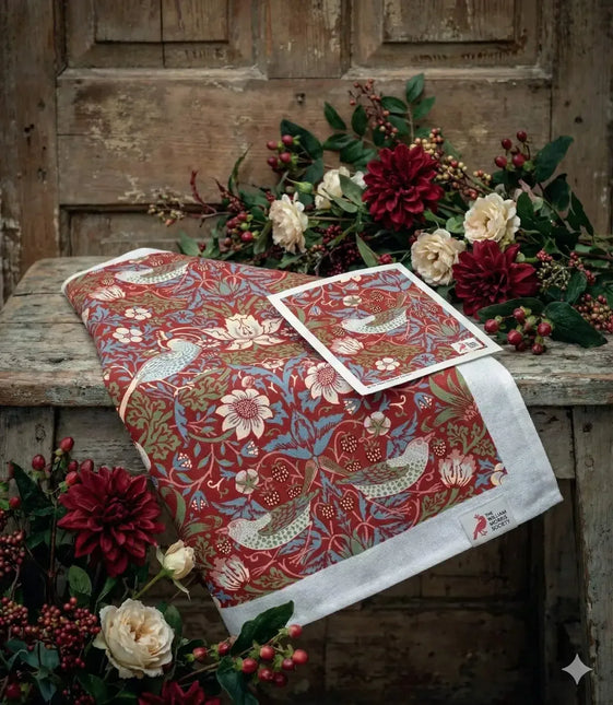 William_Morris_Strawberry_Thief_Red_Giftset - Richards-Specials-Store.com
