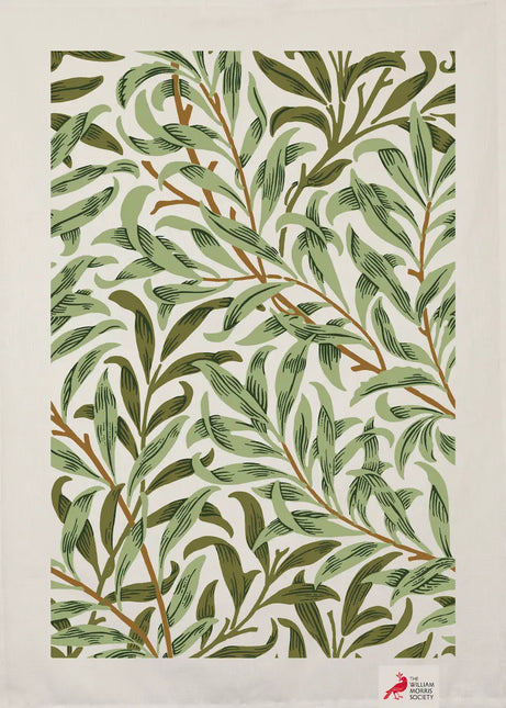 Kadoset William Morris Willow Bough | Vaatdoek + Halflinnen Theedoek