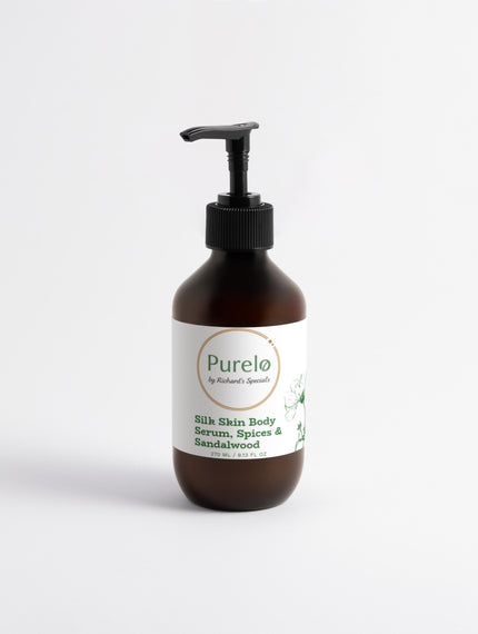 Purelo - Silk Skin Body Serum, Spices & Sandalwood | Richard's Specials