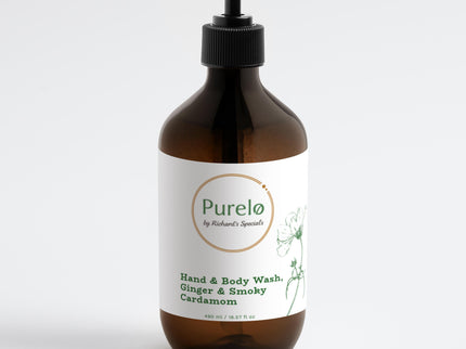 Purelo - Hand & Body Wash, Ginger & Smoky Cardamom | Richard's Specials