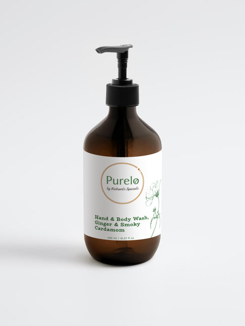 Purelo - Hand & Body Wash, Ginger & Smoky Cardamom | Richard's Specials