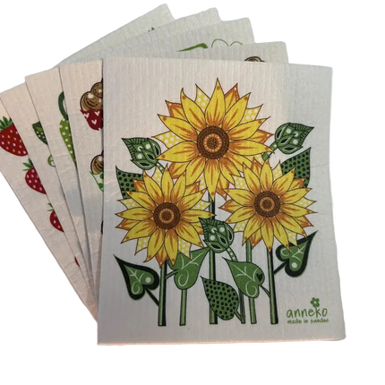 Purelo Swedish Dishcloth Bundle 5-Pack | Anneko Bloemen & Fruit