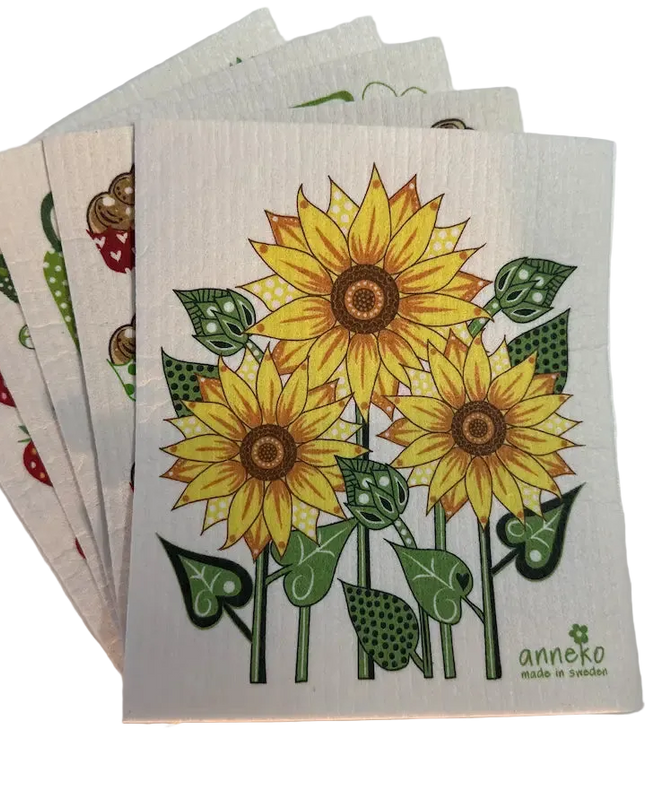 Purelo Swedish Dishcloth Bundle 5-Pack | Anneko Bloemen & Fruit