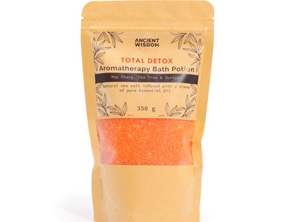 Aromatherapy Bath Potion in Kraft Bag 350g - Total Detox
