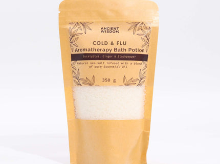 Aromatherapy Bath Potion in Kraft Bag 350g - Colds & Flu