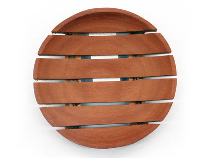 Classic Mahogany Soap Dish - Round