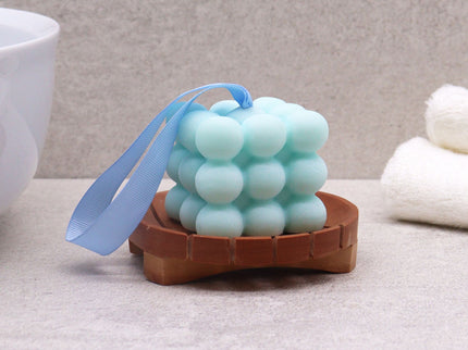 Classic Mahogany Soap Dish - Round