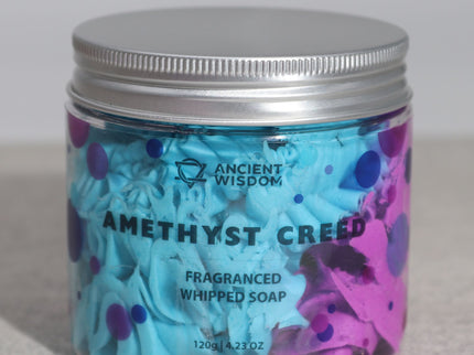 Amethyst Creed Whipped Cream Soap 120g