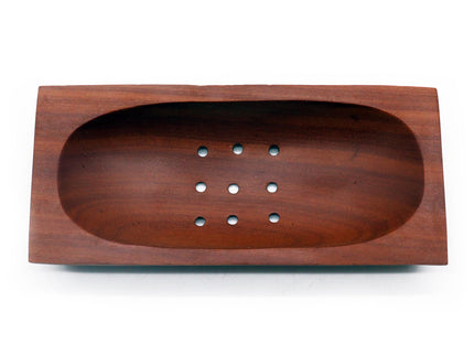 Classic Mahogany Soap Dish - Rectangle
