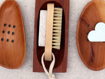 Classic Mahogany Soap Dish - Rectangle