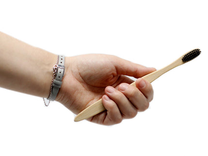 1x Bamboo Toothbrush - Charcoal Medium Soft