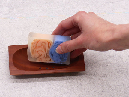 Classic Mahogany Soap Dish - Rectangle