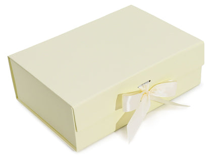 Flat Pack Gift Box - Large  (28.2x20.2x9.2cm) - Ivory