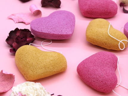 Konjac Heart Sponge - Lavender