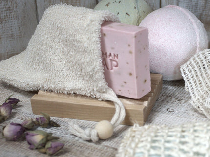 Nature Soap Bag - Washed Jute