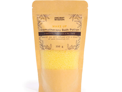 Aromatherapy Bath Potion in Kraft Bag 350g - Wake Up