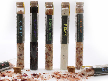 Bath Salts in Vials - Gift Pack of 7