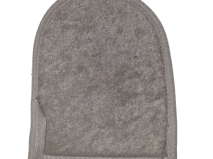 Bamboo & Linen Bath Mitt  - Charcoal