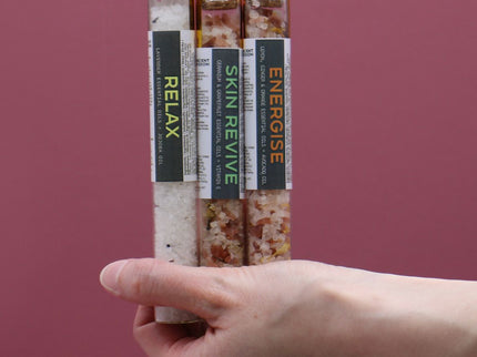 Bath Salts in Vials - Gift Pack of 7