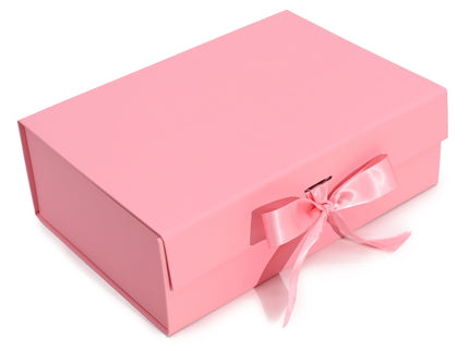 Flat Pack Gift Box - Large  (28.2x20.2x9.2cm) - Pink